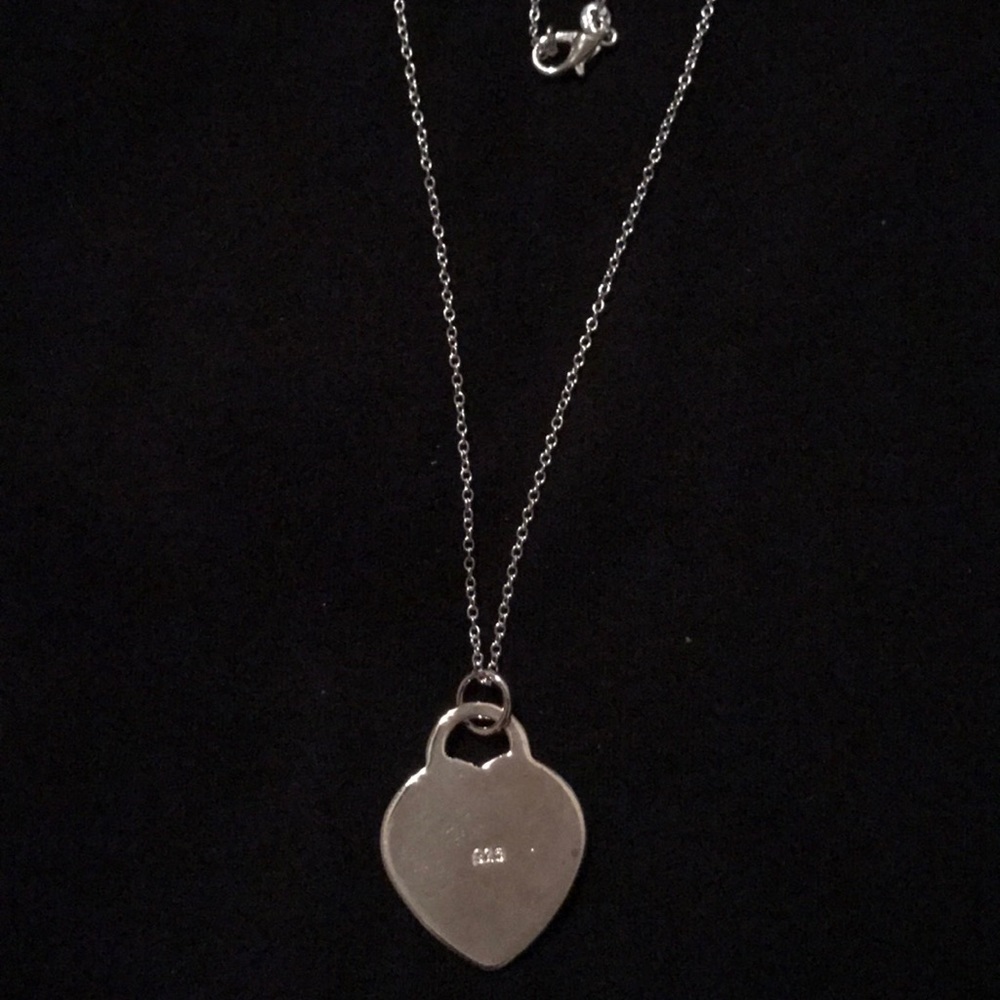 925 necklace with heart charm